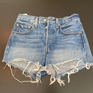 Levi’s 501 Blue Denim Shorts